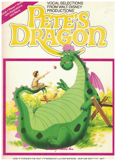 Picture of Pete's Dragon (1984 Edition), Walt Disney Movie, Al Kasha & Joel Hirschhorn, piano vocal selections, sheet music songbook
