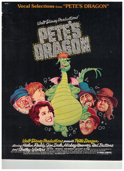 Picture of Pete's Dragon (1977 Edition), Walt Disney Movie, Al Kasha & Joel Hirschhorn, piano vocal selections songbook