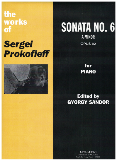 Picture of Sergei Prokofieff (Prokofiev), Piano Sonata No. 6 Opus 82, ed. Gyorgy Sandor, sheet music folio