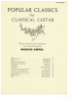 Picture of Mario Abril, Popular Classics for Classical Guitar Volume One, fingerpicking guitar, sheet music folio