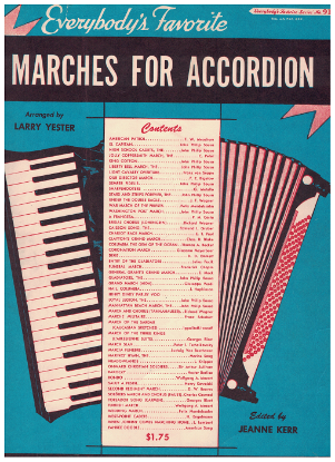 Picture of Everybody's Favorite Series No. 91, Marches for Accordion, EFS91