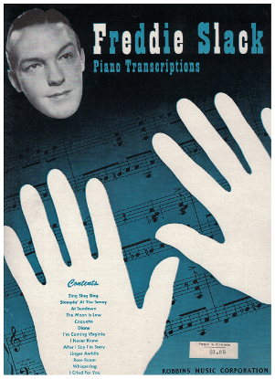 Picture of Freddie Slack Piano Transcriptions