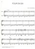 Picture of Four on Six, written & recorded by Wes Montgomery, jazz guitar solo w/2nd guitar accomp