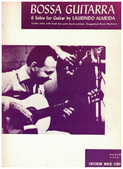 Picture of Bossa Guitarra, Laurindo Almeida, guitar solo sheet music folio