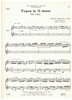 Picture of Fugue in g minor(The Little), J. S. Bach, transcribed by Arthur Briskier, piano solo