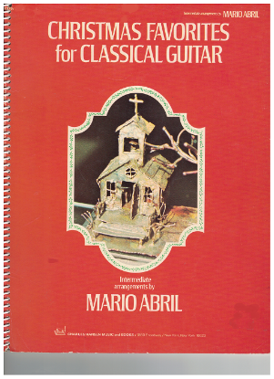 Picture of Christmas Favorites for Classical Guitar, arr. Mario Abril, fingerpicking guitar, sheet music folio