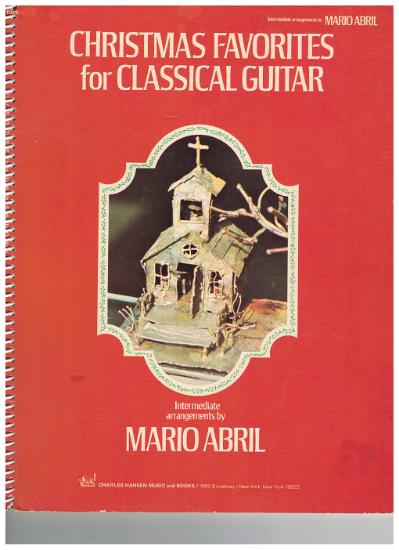 Picture of Christmas Favorites for Classical Guitar, arr. Mario Abril, sheet music folio