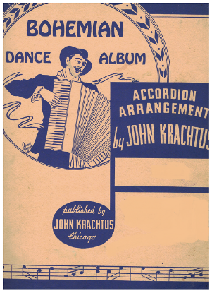 Picture of Bohemian Dance Album, Czech/ Slovak/ Croatian/ Slovenian, arr. John Krachtus, accordion sheet music folio