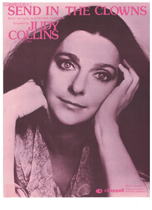 Picture of Send in the Clowns, from musical "A Little Night Music", recorded by Judy Collins