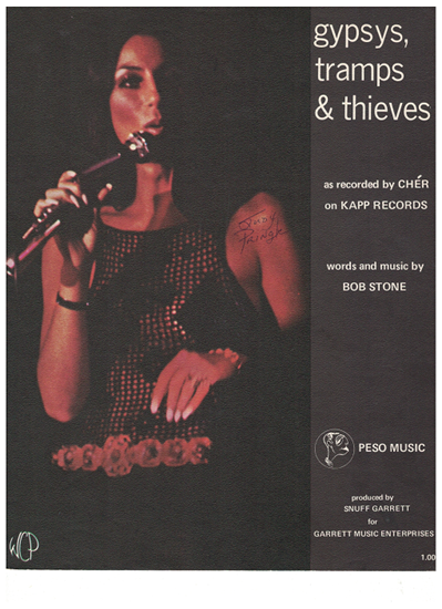 Picture of Gypsys Tramps and Thieves, Bob Stone, recorded by Cher