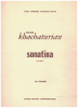 Picture of Sonatina (1959), Aram Khachaturian, piano solo