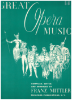 Picture of Great Opera Music, edited Franz Mittler, piano solo 