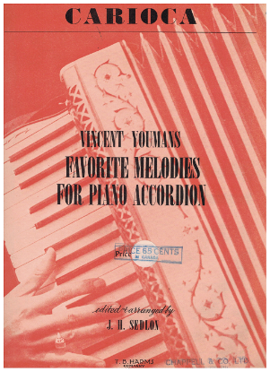 Picture of Carioca, Vincent Youmans, arr. J. H. Sedlon, accordion solo sheet music
