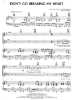 Picture of Don't Go Breaking My Heart, Carte Blanche & Ann Orson, as sung by Elton John & Kiki Dee, vocal duet, sheet music