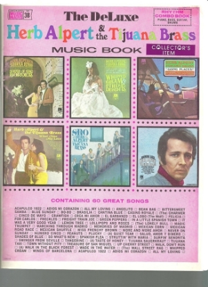 Picture of Herb Alpert & the Tijuana Brass, The Deluxe Music Book 3B, rhythm section, sheet music folio