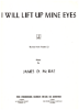 Picture of I Will Lift Up Mine Eyes(Psalm 121), James D. McRae