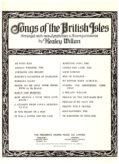 Picture of Early One Morning, Healey Willan