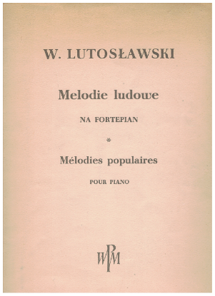 Picture of 12 Popular Polish Melodies, arr. Witold Lutoslawski, piano solo sheet music folio
