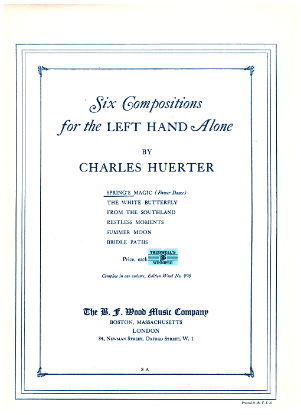 Picture of Spring's Magic (Flower Dance), from "Six Compositions for the Left Hand Alone", Charles Huerter