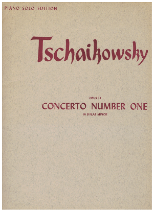 Picture of Piano Concerto No. 1 in Bb minor Opus 23, Peter Tschaikowsky, ed. William Stickles, piano solo transcription, sheet music folio