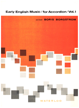 Picture of Early English Music for Accordion Vol. 1, 4 Short pieces ed. by Boris Borgstrom, sheet music