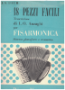 Picture of 18 Easy Pieces, J. S. Bach, transcribed by Luigi Oreste Anzaghi, accordion solos, sheet music folio