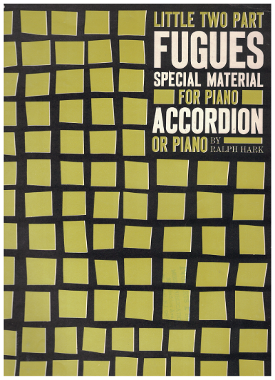 Picture of 15 Little Two Part Fugues, Ralph Hark, accordion solo, sheet music folio