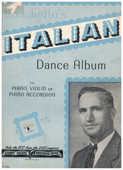 Picture of Ronchetto's Italian Dance Album, arr. Louis Ronchetto