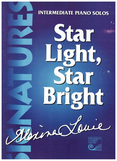 Picture of Star Light Star Bright, Alexina Louie, intermediate piano solos, sheet music folio