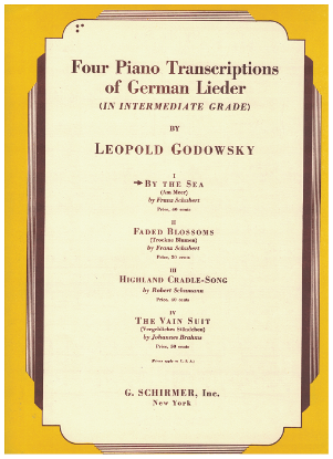 Picture of By the Sea(Am mer), Franz Schubert, transcribed for piano solo by Leopold Godowsky