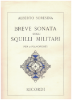 Picture of A Short Sonata on Military Bugle Calls, Alberto Soresina, piano duo, sheet music folio