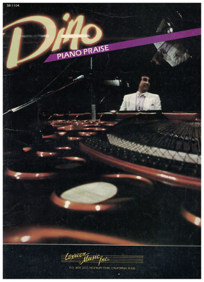 Picture of Dino Piano Praise, Dino Kartsonakis, sacred piano solo, sheet music folio