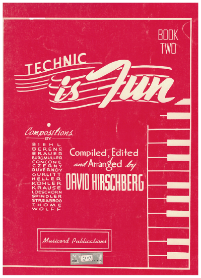 Picture of Technic is Fun Book One, David Hirschberg, piano solo 