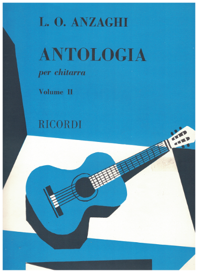 Picture of Anthology for Classical Guitar Volume 2, ed. Luigi Oreste Anzaghi, sheet music folio