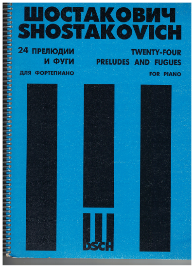 Picture of 24 Preludes & Fugues for Piano Op. 87, Dmitri Shostakovich, sheet music folio