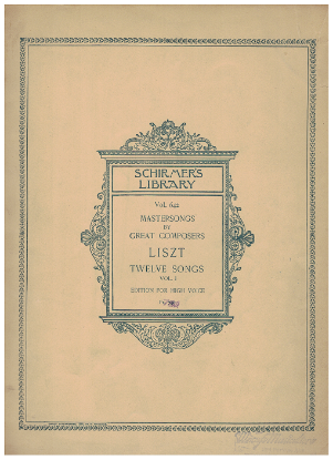 Picture of 12 Songs for High Voice Vol. 1 (6 songs), Franz Liszt, sheet music songbook