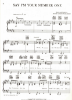 Picture of Say I'm Your Number One, Mike Stock/ Matt Aitken/ Pete Waterman, recorded by Princess, sheet music