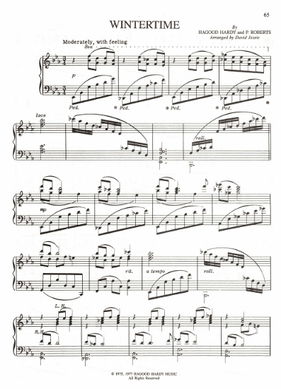 Picture of Wintertime, Hagood Hardy, arr. David Jessie, piano solo sheet music