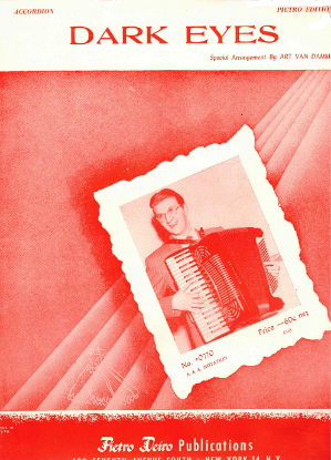 Picture of Dark Eyes, folk song arr. Art Van Damme, transcribed by Gordon E. Lofgren, accordion solo sheet music