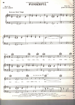 Picture of Wonderful, John Bundrick, recorded by Blackwell