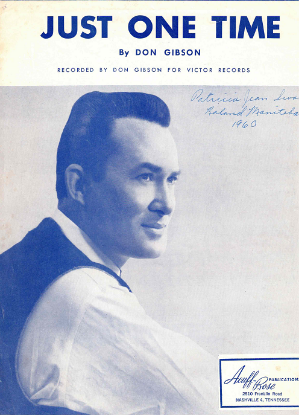 Picture of Just One Time, written & recorded by Don Gibson