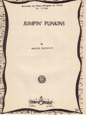 Picture of Jumpin' Punkins, Mercer Ellington, piano solo sheet music