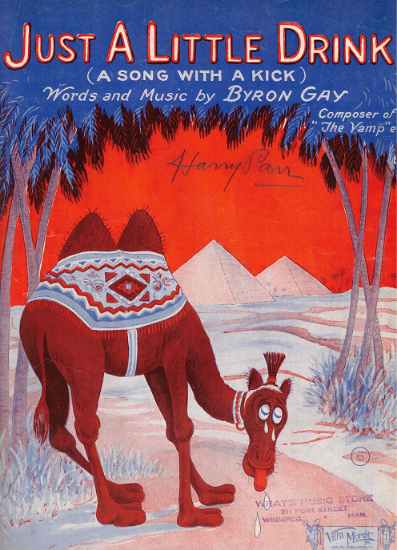 Picture of Just a Little Drink (A Song with a Kick), words & music by Byron Gay