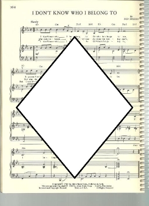 Picture of I Don't Know Who I Belong To, Rod McKuen, sheet music