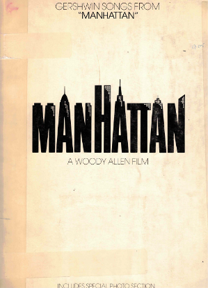 Picture of Manhattan, soundtrack folio from the Woody Allen movie, George & Ira Gershwin