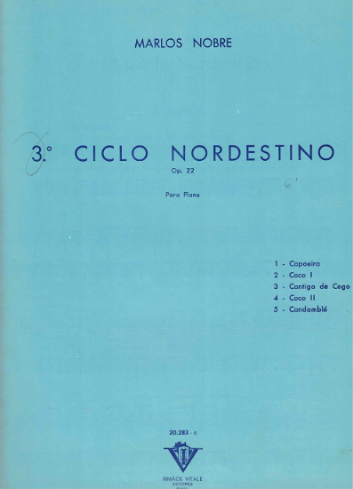 Picture of 3rd Cycle Nordestino Op. 22, Marlos Nobre, piano solo sheet music
