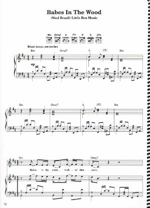 Picture of Babes in the Wood, Noel Brazil, recorded by Mary Black, sheet music