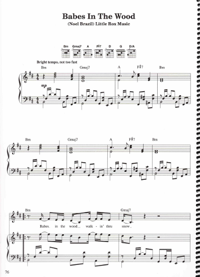 Picture of Babes in the Wood, Noel Brazil, recorded by Mary Black, sheet music