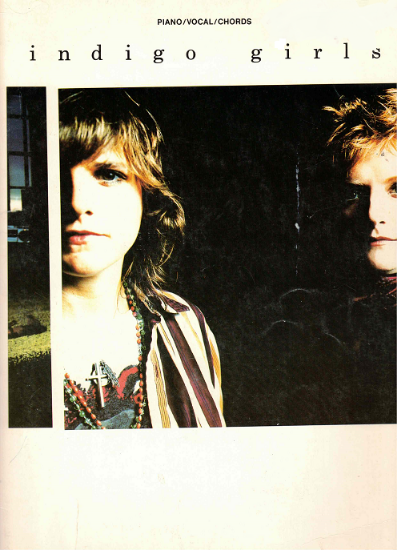 Picture of Indigo Girls, self-titled folio, sheet music songbook, spiral coil bound