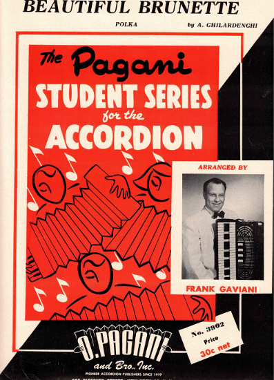 Picture of Beautiful Brunette, A. Ghilardenghi, arr. Frank Gaviani, accordion solo 
